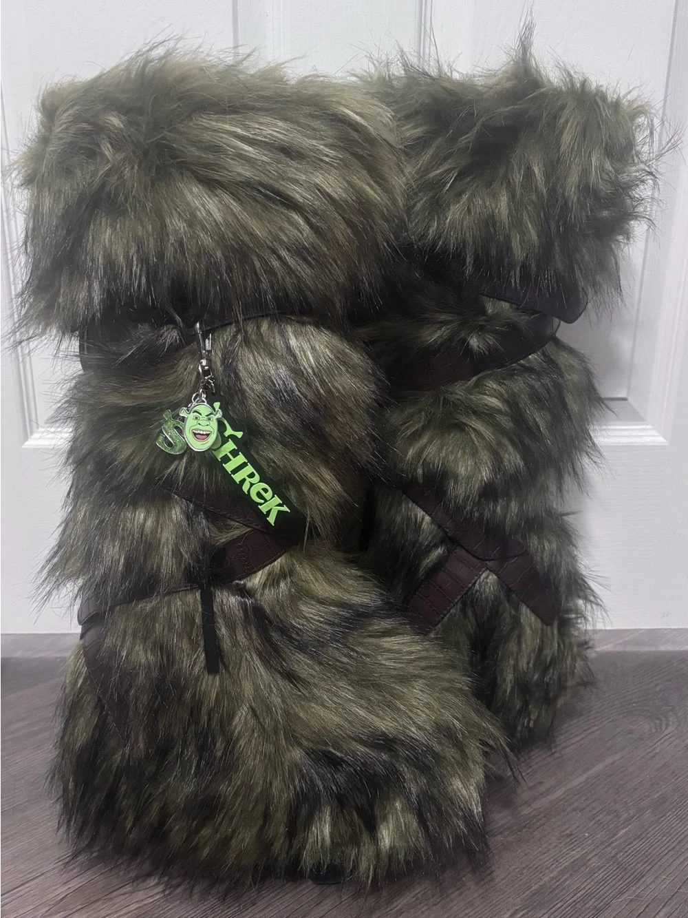 NWOB Dolls Kill x Shrek Wild Instincts Faux Fur Boots